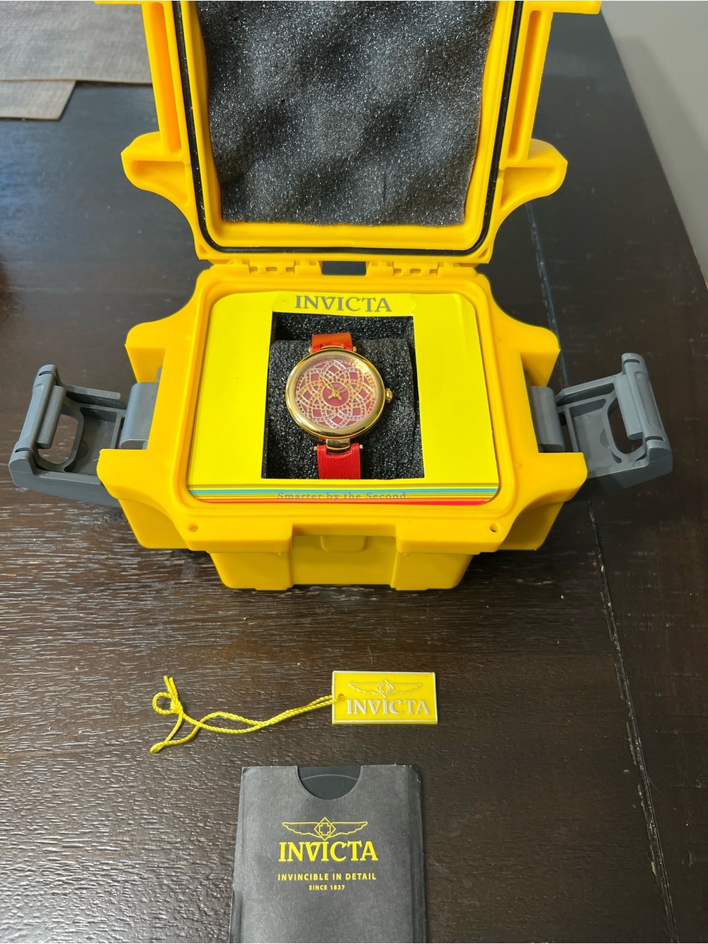 Invicta Wildflower Lady Watch in Red - Picture 2 of 10